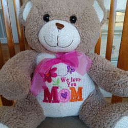 Teddy Bear We Love You Mom For Mother's Day