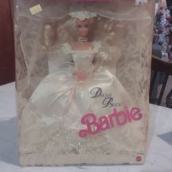 Dream Bride Barbie Wedding Romance Satin &  Lace 1991 Doll #1623 Mattel 