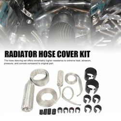 Radiator hose cover
