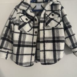 Okie Dokie Toddler Sherpa Jacket – Size 3T