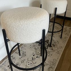 Padded bar stools