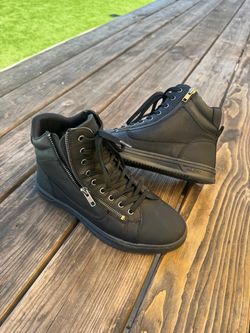 Aldo high top sneakers with zipper