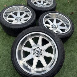 22 Chevy Silverado Y Ford F150 Rines 22 Rims Tires