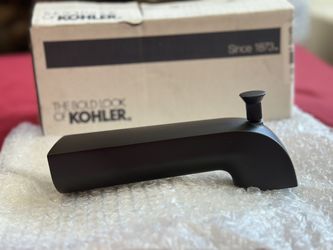Kohler Wall Mount Bath Spout (black)