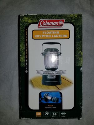 Photo Coleman Lantern Floating Krypton Storm ,Fishing ,Hurricane,Camping