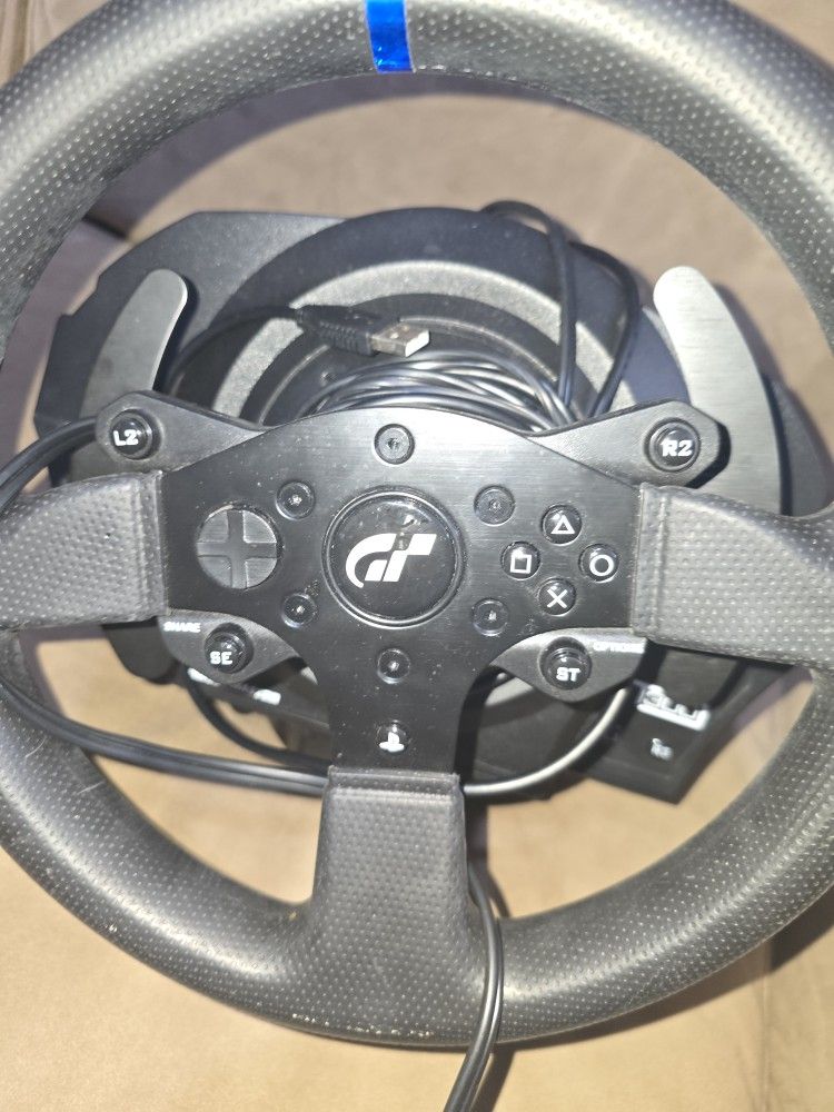 Gaming Wheel, Pedals, and Shifter