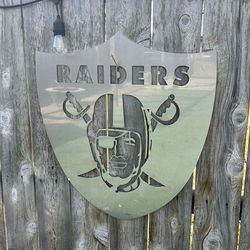 Raiders stainless shield