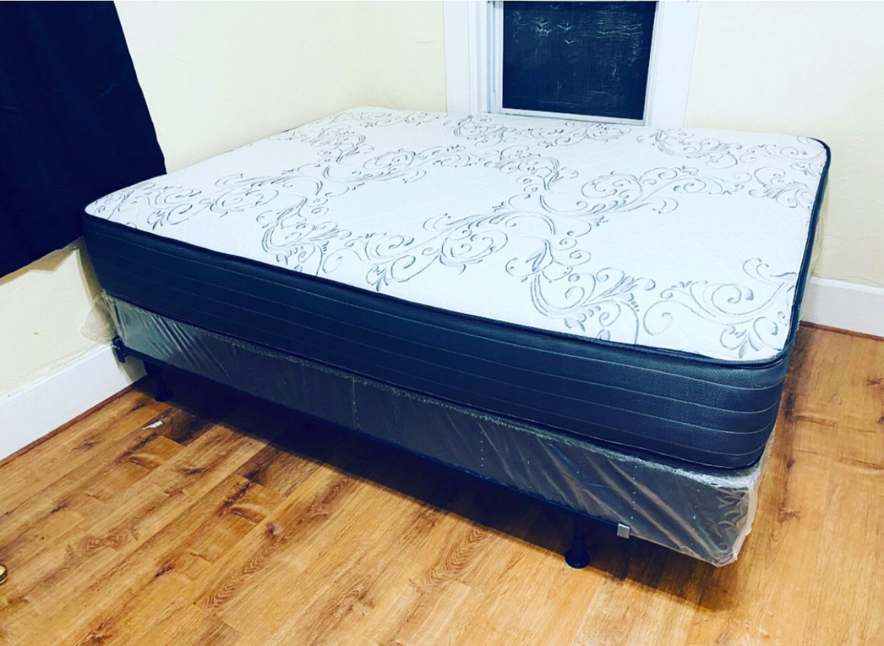 Set Queen size Mattress 12” thick Comfort+Quality pay on delivery