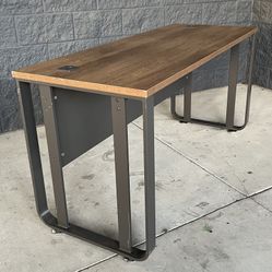 Modern Rectangular Credenza Console Table Office Desk 