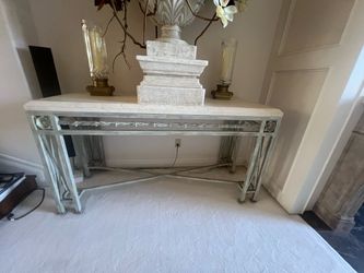Kreiss travertine tall table