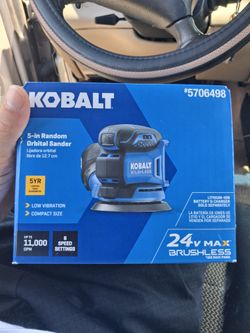 Kobalt 5in orbital sander