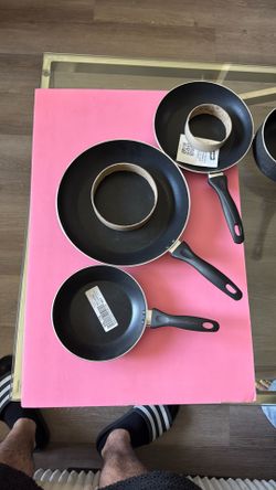 T-fal new nonstick pan 3pc pieces