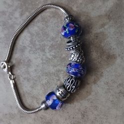 925 Silver Charm Bracelet
