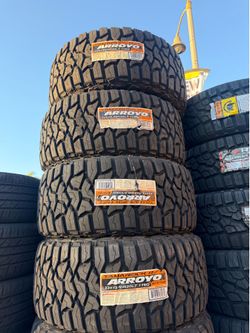 33x12.50r20 Arroyo tires nuevas con 50,000 millas de garantía las 4