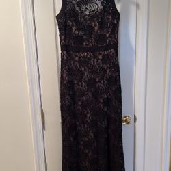 NW Nightway  Black Dress Size 4P