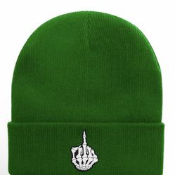 Decision Beanie One Size Adult Unisex Green