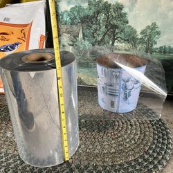 Roll Of Clear Plastic. 