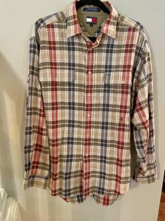 Tommy Hilfiger 1996 Beige Button Down Shirt