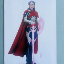 BETSY BRADDOCK CAPTAIN BRITAIN #1 MIGUEL MERCADO Virgin Variant NM/M