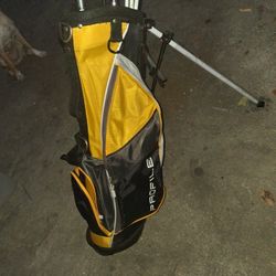 Kids Golf Bag And Clubs