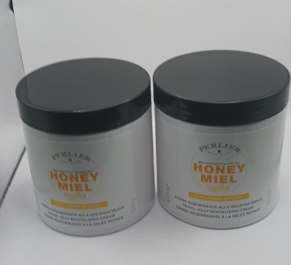 2- Perlier Honey Miel Creme with Lemon Extract 16.9 Oz
