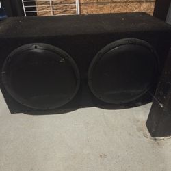 Two JL 12 W3s 4 Ohm For Sale 