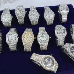 🥶VVS 1 Moissanite Watches 🥶 Variety Available 