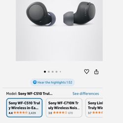 Sony WF-C500 Wireless Earbuds - Black