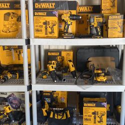 New tools, in good condition.  Prices vary, ranging from $90 to   $349. dollars.  There is a one month warranty , the money is not returned, only cred