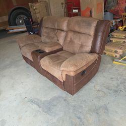 Double Rocker Recliner Loveseat