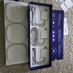Samsung SmartThings WIFI Mesh Router Range Extender SmartThings Hub Functionality Whole-Home WIFI Coverage