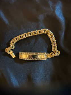 Versace border chino link oro lamido