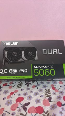 ASUS Dual GeForce RTX 5060 OC 8GB GDDR7 PCIe 5.0 GPU DLSS 4 HDMI 2.1b DP 2.1b Gaming Video Card 1 sold