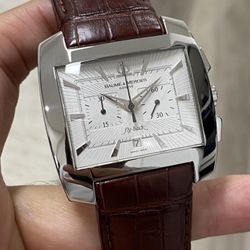 SWISS FLY BACK!! Chronograph,  Baume &Mercier ,  Auto . Full Set $5k MSRP 