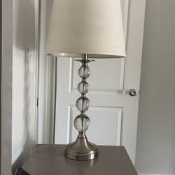 2 Lamps Glass With Shades