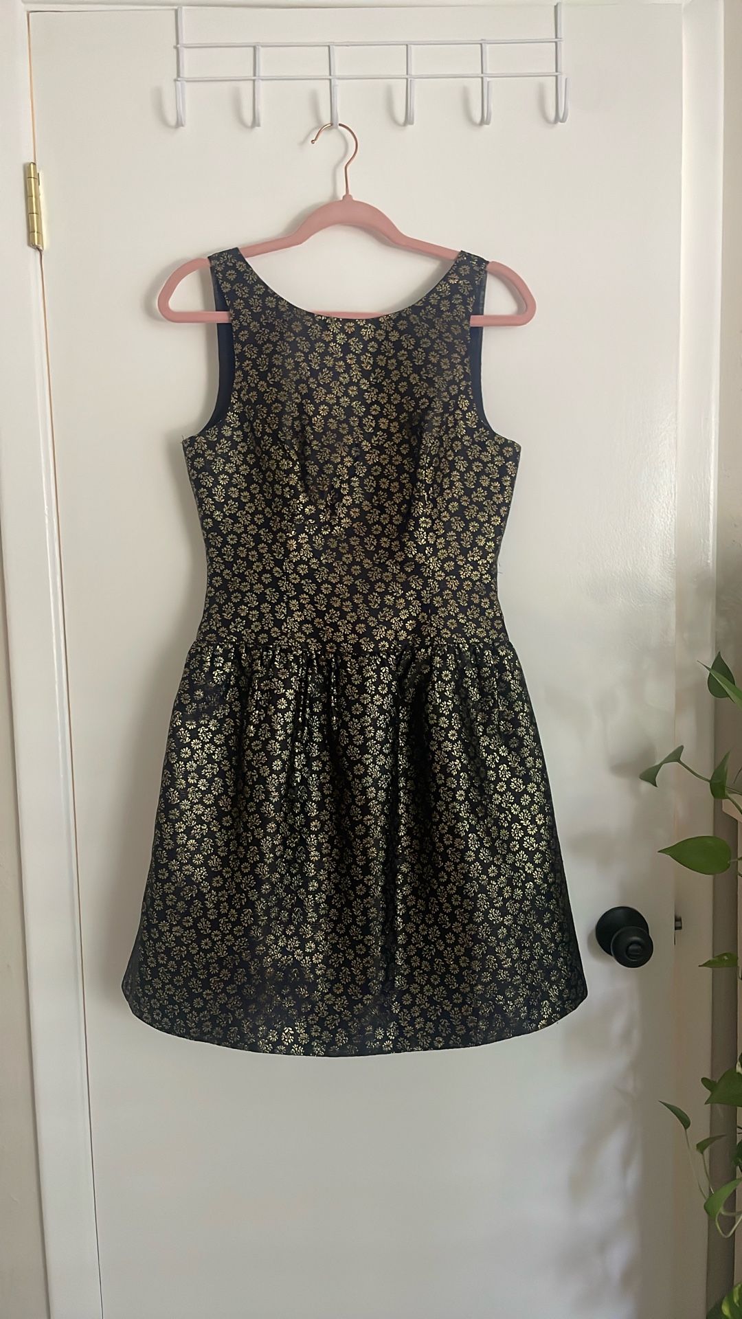 JCrew Metallic Cocktail Dress Size 4