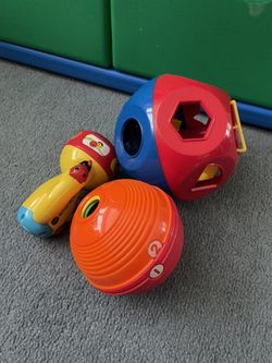 Children's Toys Shape Ball, Lights & Music Flashlight, Counting Balls Colorful Fun!