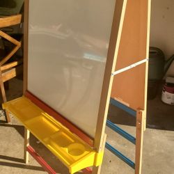 Kids White Board Easel
