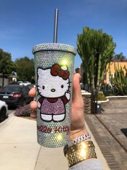 New Hello Kitty Blinged Cup