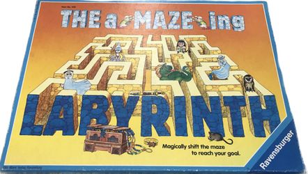 Vintage 1988 THE aMAZEing LABYRINTH Board Game by Ravensburg