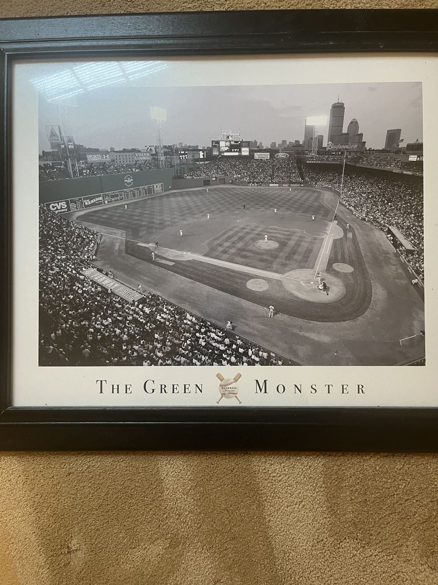 Red Sox Green Monster Baseball Picture