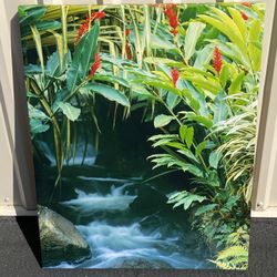 Island Print on Canvas