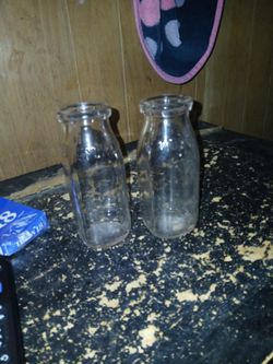 Milk bottles