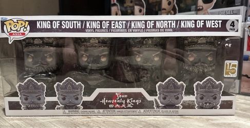 Funko Pop Asia Four Heavenly Kings Metallic 4-Pack Exclusive