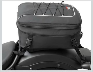 Motorcycle Tail Bag Backpack, 22L-30L Expandable, Waterproof