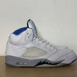 Nike Air Jordan 5 Retro White Stealth 2021 Sneakers DD0587-140 Men’s Size 12