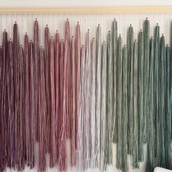 Large Boho Wall Hanging | Handmade Fiber Yarn Wall Art 