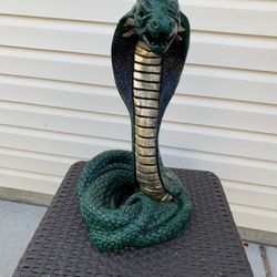 Large Painted Cobra snake