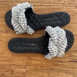 Chanel Beaded Sandals Woman’s 38