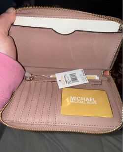 Michael Kors Pink Zip-Around Wallet New with Tags